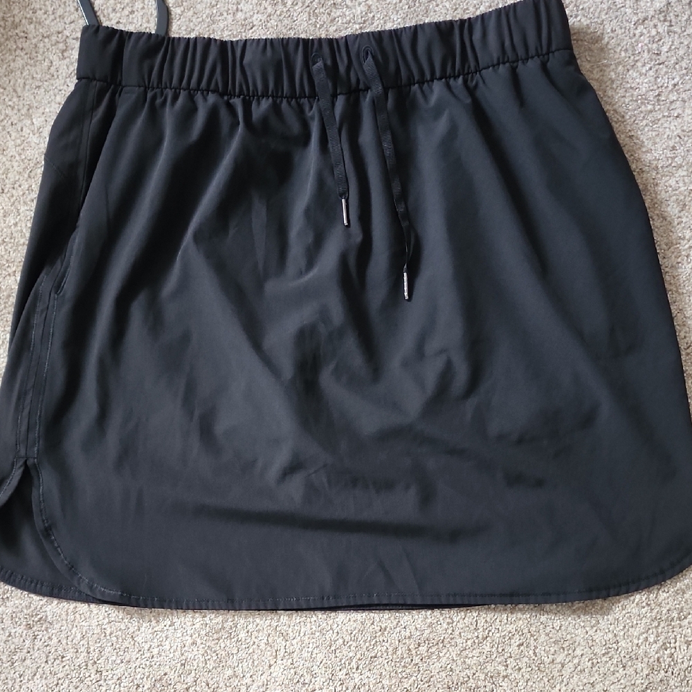 Athletic Works Charcoal Skirt with Drawstring